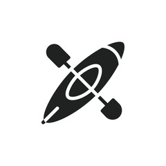 Poster - kayak icon web design in vector