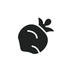 Aufkleber - kohlrabi icon web design in vector