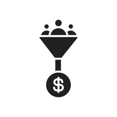 Poster - lead conversion icon web design in vector