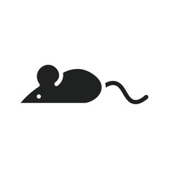 Poster - Mouse animal icon web design in vector