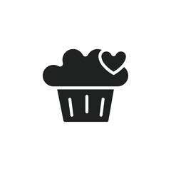 Poster - Muffin Icon web design in vector