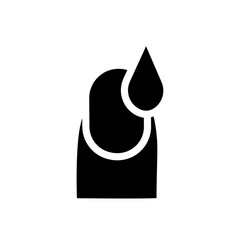 Poster - Nail care icon web design in vector
