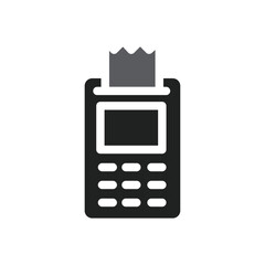 Poster - Payment terminal icon web design in vector