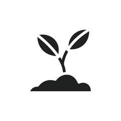 Aufkleber - plant icon web design in vector