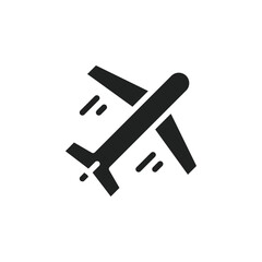 Poster - Plane icon web design in vector