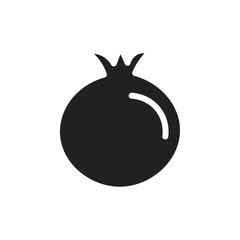 Aufkleber - pomegranate icon web design in vector
