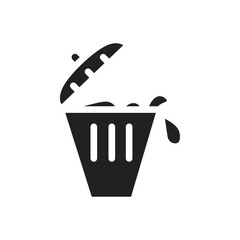 Poster - Solid waste icon web design in vector