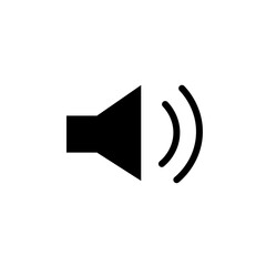 Poster - Speaker volume icon web design in vector