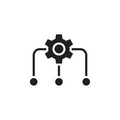 Aufkleber - Supply chain icon web design in vector