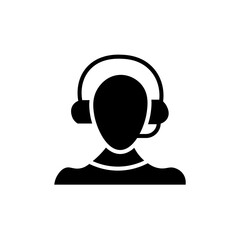 Poster - Support call service icon web design in vector