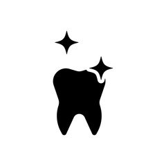 Aufkleber - Teeth cleaning icon web design in vector