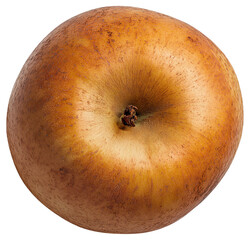 Wall Mural - PNG Close-up of a russet apple with textured skin