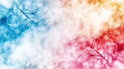 Poster - Fluid transit of colors abstract art digital illustration pastel tones aesthetic view artistic expression for relaxation