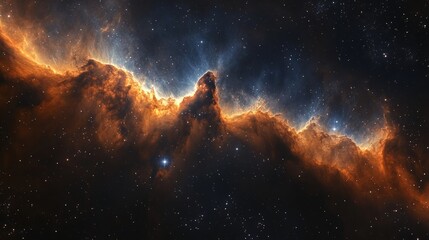 Wall Mural - Greate Nebula in deep space with stars. Deep scape. Astronomical wallpaper. 