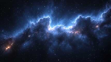 Wall Mural - Greate Nebula in deep space with stars. Deep scape. Astronomical wallpaper. 