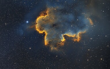 Wall Mural - greate nebula in deep space with stars. deep scape. astronomical wallpaper.
