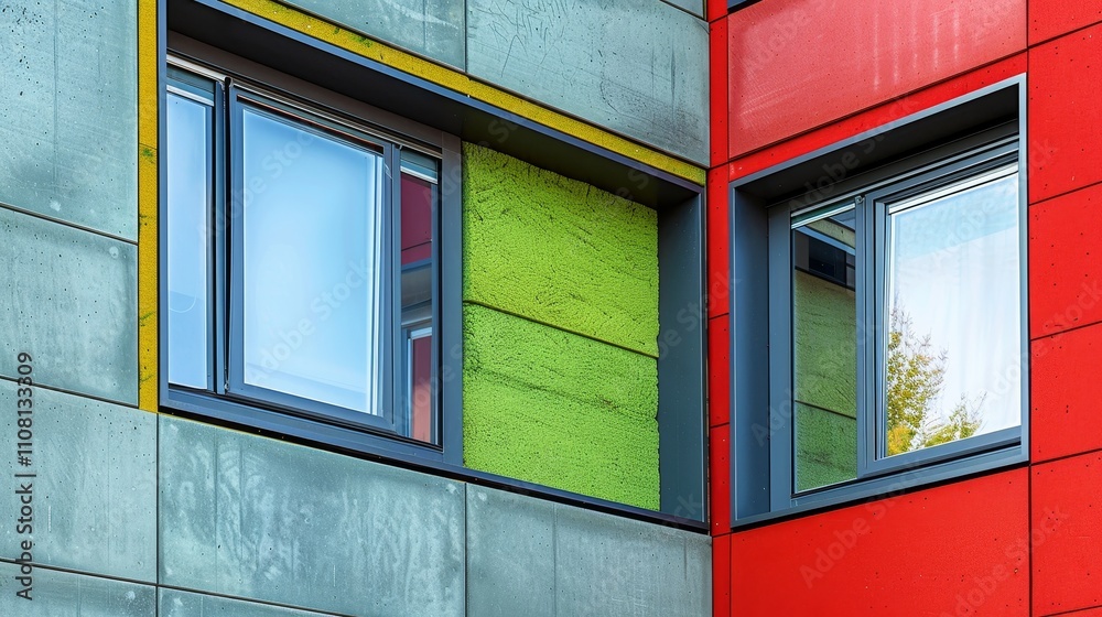 Image showcasing Installing mineral wool thermal insulation for passive house exterior ...