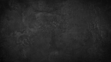 Aufkleber - A black wall with a white paint. The wall is very plain and has no decorations. The wall is made of concrete. black texture background for template, page or web banner