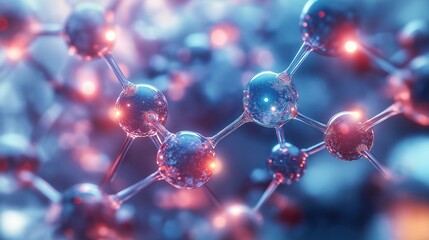 Poster - Illustration shows complex molecular structure. Drug Tipranavir depicted. Fights resistant HIV-1. Scientific illustration highlights molecular interactions. Medical research concept. Pharmaceutical