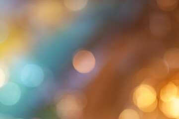 Wall Mural - colorful bokeh lights create a vibrant and dreamy atmosphere in a blurred background
