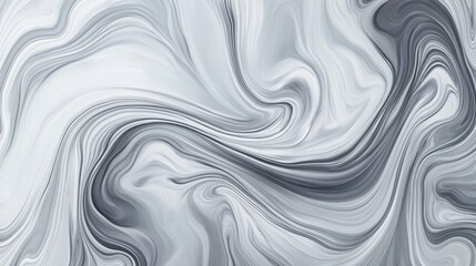 Poster - Abstract gray, white marble texture. Fluid design. Swirling patterns. Modern design. Abstract background. Ideal for decor projects. Versatile design. Elegant art. Suitable for wallpaper. Ornamental