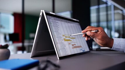 Poster - Digital Gantt Project Control Software
