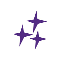 Poster - Stars icon. Flat design style eps 10. Isolated on white background. Bright colored simple icon illustration. 5 star graphic design elements