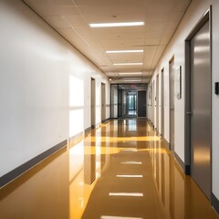  corridor in the office