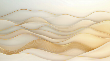 Poster - Luxury gold abstract line art background vector. Mountain topographic map background with golden lines texture 
