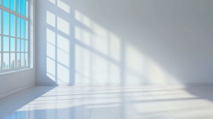 Poster - soft gray room background grey floor backdrop