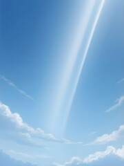 Wall Mural - blue sky with clouds