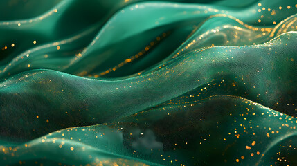 Wall Mural - ethereal emerald texture