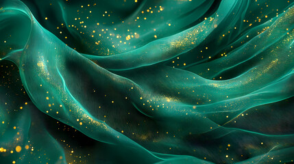 Wall Mural - ethereal emerald texture