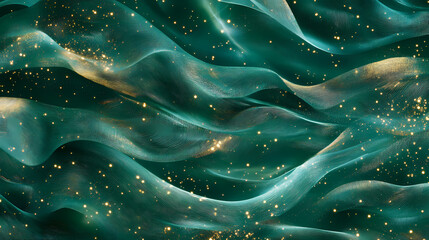 Wall Mural - ethereal emerald texture
