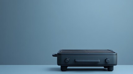 Poster - A tabletop electric grill with a non-stick surface, displayed against a clean studio backdrop.