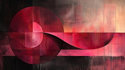 Poster - Vibrant Explosion of Intertwined Lines Creating a Dynamic Visual Experience with Rich Hues and Abstract Patterns