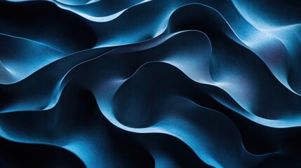 Poster - Abstract blue background with soft black vignette, perfect for creating modern and versatile studio banner designs