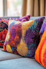 Wall Mural - Colorful couch pillows