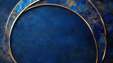 Aufkleber - A striking background of blue lapis lazuli stone with space for adding text, perfect for luxury or gemstone-related branding.
