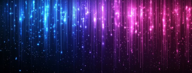 Poster - Abstract digital background featuring colorful bars and lights..A digital backdrop with vibrant bars and illuminated elements..A colorful, dynamic digital background adorned with bars and lights..A