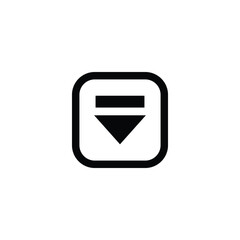 Poster - Eject Dream stale Lineal icon. Eject icon isolated on white background. Multimedia symbol modern, simple, vector, icon for website design, mobile app, Vector Illustration.