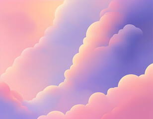 Poster - Pink and Purple Clouds