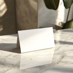 Poster - Business card blank mockup 3d rendering