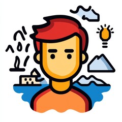 Poster - Crisis Management icon - vector illustration . crisis, management, identify, assessment, understand, cope, strategy, recovery, procedure, infographic, template, concept, banner, icon set, icons .