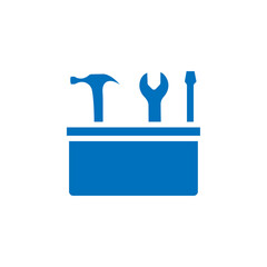 Poster - Toolbox icon Thin line illustration set