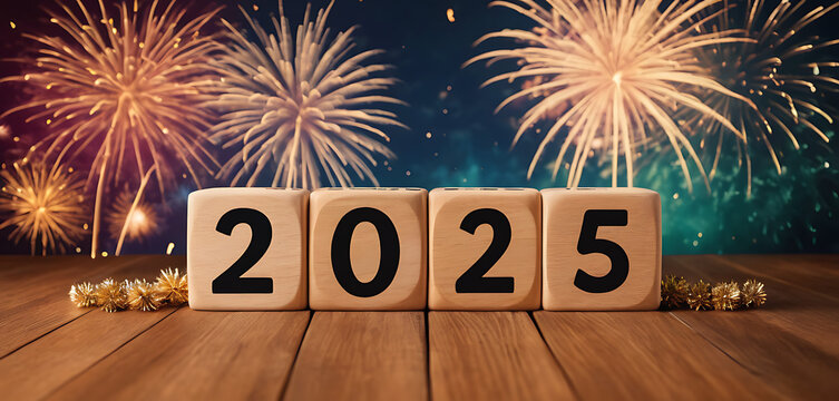 Happy new year 2025 greeting, new year 2025, happy new year , banner, AI Generative