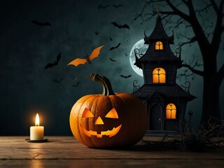 Wall Mural - Stylish Halloween graphics for desktop or phone personalization.