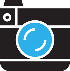 Canvas Print - Digital Camera Icon Illustration
