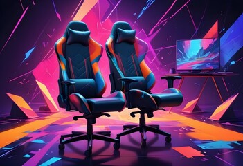 Wall Mural - gaming chair