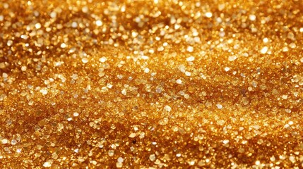 Poster - Sparkling Gold Glitter Background for Creative Projects, Crafting, Celebration Decor, Fashion Design, and More, Perfect for Holiday Events and Special Occasions